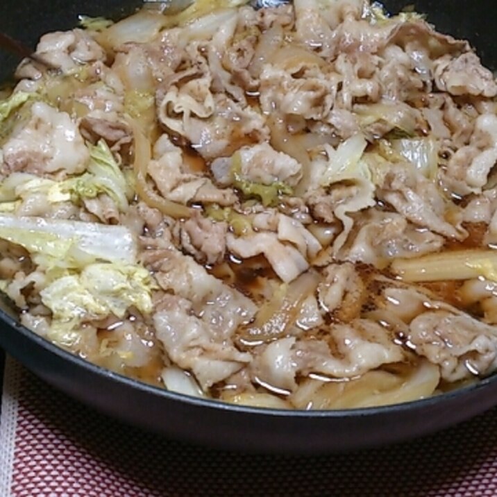 食べ過ぎ注意♡豚バラと白菜のうま煮
